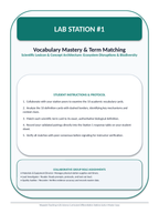Ecosystem Disruptions & Biodiversity Differentiation Stations sample page