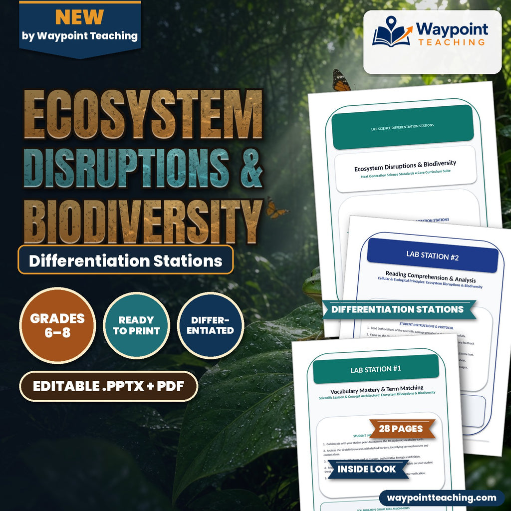 Ecosystem Disruptions & Biodiversity Differentiation Stations cover