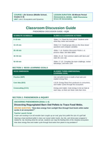 Energy Flow & Food Webs Phenomena-Based Lesson: Dissecting Regurgitated Barn Owl Pellets to Trace Food Webs Teacher Discussion Guide sample page