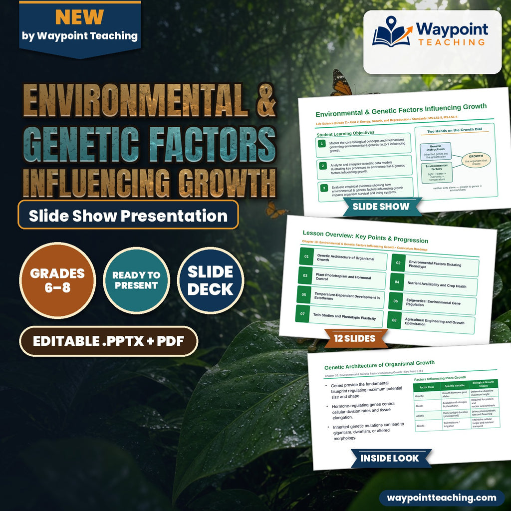 Environmental & Genetic Factors Influencing Growth Slide Show Presentation cover