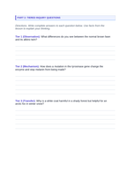 Genetic Mutations Phenomena-Based Lesson: White Albino Fawns Born to Brown White-Tailed Deer Student Response Sheet sample page
