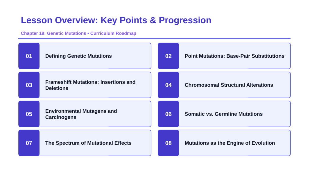 Genetic Mutations Slide Show Presentation sample page