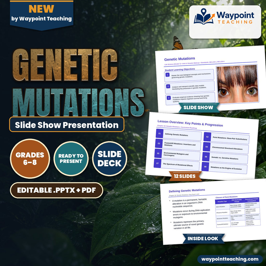 Genetic Mutations Slide Show Presentation cover