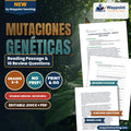 Genetic Mutations Spanish Reading Passage & Comprehension Questions cover