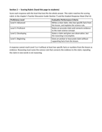 Information Processing & the Nervous System Model Response & Scoring Guide sample page