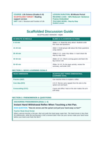 Information Processing & the Nervous System Scaffolded Phenomena-Based Lesson: Instant Hand Withdrawal Reflex When Touching a Hot Pan Teacher Discussion Guide sample page