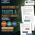 Inheritance of Traits & Punnett Squares Bell Ringers & Exit Tickets cover