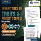 Inheritance of Traits & Punnett Squares Lesson Quiz cover