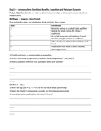 Interacting Relationships in Ecosystems Bell Ringers & Exit Tickets sample page