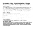 Interacting Relationships in Ecosystems Model Response & Scoring Guide sample page