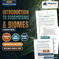 Introduction to Ecosystems & Biomes Lesson Quiz cover