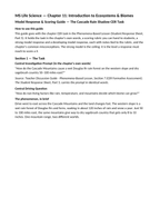 Introduction to Ecosystems & Biomes Model Response & Scoring Guide sample page