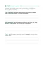 Introduction to Ecosystems & Biomes Phenomena-Based Lesson: Sharp Biome Changes Across a Mountain Rain Shadow Student Response Sheet sample page