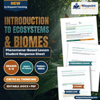 Introduction to Ecosystems & Biomes Phenomena-Based Lesson: Sharp Biome Changes Across a Mountain Rain Shadow Student Response Sheet cover