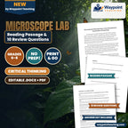 Microscope Lab: Observing Living vs. Non-Living Specimens Reading Worksheet cover