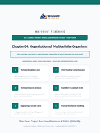 Organization of Multicellular Organisms Project-Based Learning Activity sample page