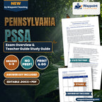 Pennsylvania PSSA Exam Overview & Teacher Guide Study Guide cover