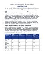 Pennsylvania PSSA Life Sciences & Environmental Literacy & Sustainability Scenario Sets sample page