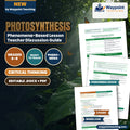 Photosynthesis Phenomena-Based Lesson: Submerged Elodea Leaves Releasing Streams of Oxygen Bubbles Teacher Discussion Guide cover