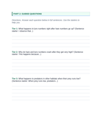 Resource Availability & Population Dynamics Scaffolded Phenomena-Based Lesson: Ten-Year Population Cycles of Snowshoe Hares and Canada Lynx Student Response Sheet sample page