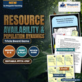 Resource Availability & Population Dynamics Trivia Board Game cover