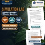 Simulation Lab: The "Oh Deer!" Population Game Reading Worksheet cover