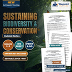 Sustaining Biodiversity & Conservation Guided Notes cover