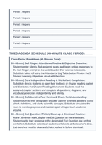 Sustaining Biodiversity & Conservation Substitute Lesson Plan sample page