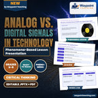 Analog vs. Digital Signals in Technology Phenomena-Based Lesson: Why Does a Scratched Record Crackle, but a Stream Stays Clear? Presentation cover