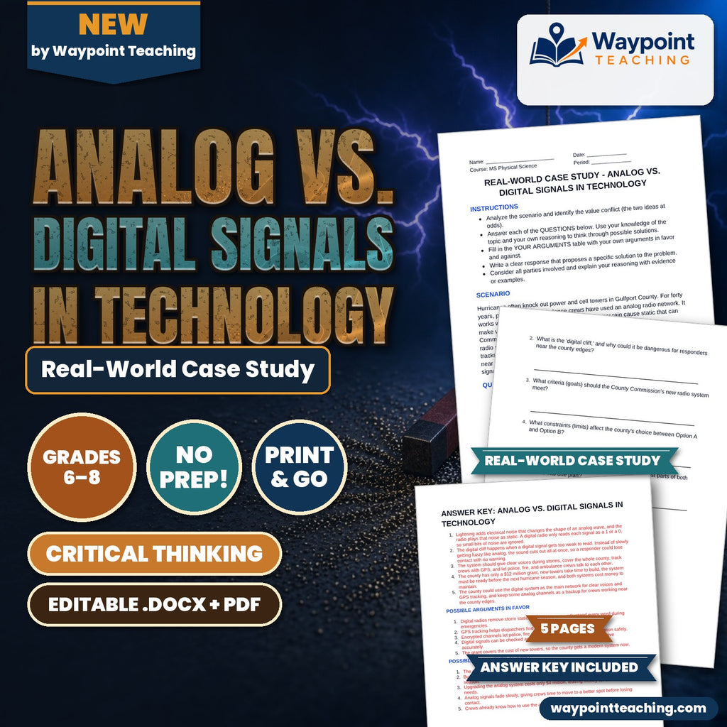 Analog vs. Digital Signals in Technology Real-World Case Study cover