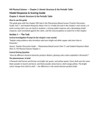 Atomic Structure & the Periodic Table Model Response & Scoring Guide sample page