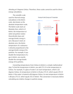 Calculating Changes in Average Kinetic Energy Reading Worksheet sample page
