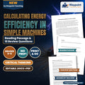 Calculating Energy Efficiency in Simple Machines Reading Worksheet cover