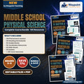 Middle School Physical Science Complete Course Bundle cover