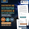 Constructive and Destructive Interference in Rippletank Models Reading Worksheet cover