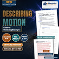 Describing Motion: Speed, Velocity, & Acceleration Critical Thinking Prompts cover