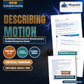 Describing Motion: Speed, Velocity, & Acceleration Scaffolded Phenomena-Based Lesson: Cheetah Accelerating from Zero to Sixty in Three Seconds Student Response Sheet cover