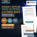 Designing a Recycling Process for Synthetic Electronic Waste Reading Worksheet cover