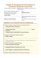 Designing Thermal Insulators & Conductors Substitute Lesson Plan sample page