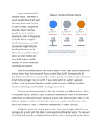 Differentiating Between Mass and Weight on Different Planets Reading Worksheet sample page