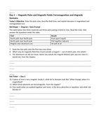 Electric & Magnetic Forces Bell Ringers & Exit Tickets sample page