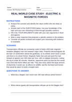 Electric & Magnetic Forces Real-World Case Study sample page
