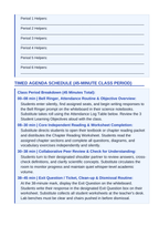 Electric & Magnetic Forces Substitute Lesson Plan sample page