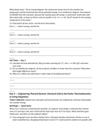 Endothermic & Exothermic Reactions Bell Ringers & Exit Tickets sample page