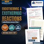 Endothermic & Exothermic Reactions Substitute Lesson Plan cover