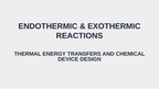 Endothermic & Exothermic Reactions Substitute Slideshow & Teacher Guide sample page