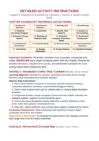 Endothermic & Exothermic Reactions Vocabulary Choice Board sample page