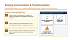 Energy Conservation & Transformation Slide Show Presentation sample page