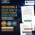 Engineering a Solar Oven to Maximize Thermal Energy Retention Reading Worksheet cover