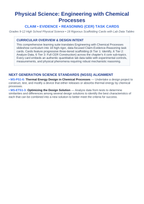 Engineering with Chemical Processes CER Task Cards sample page